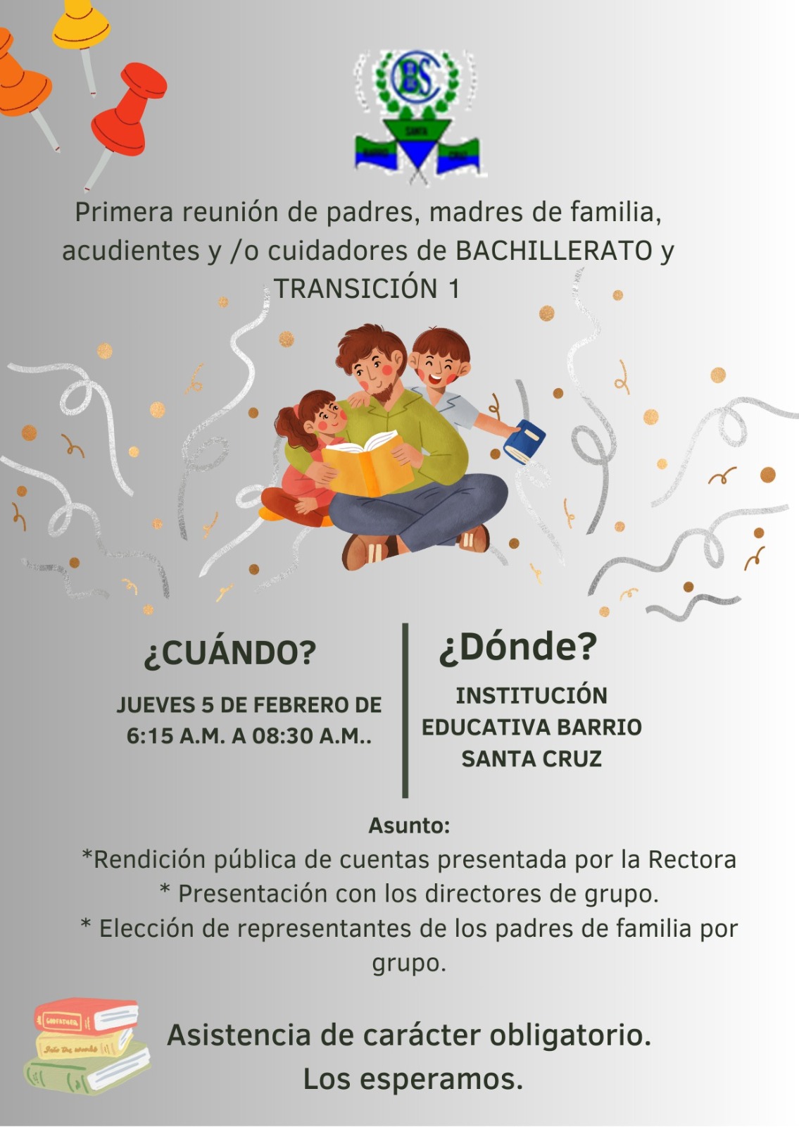 Reunión de padres de familia.